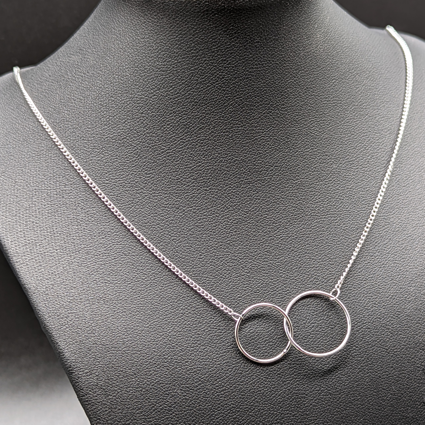 To My Daughter My Baby Girl Interlocking Circles Necklace