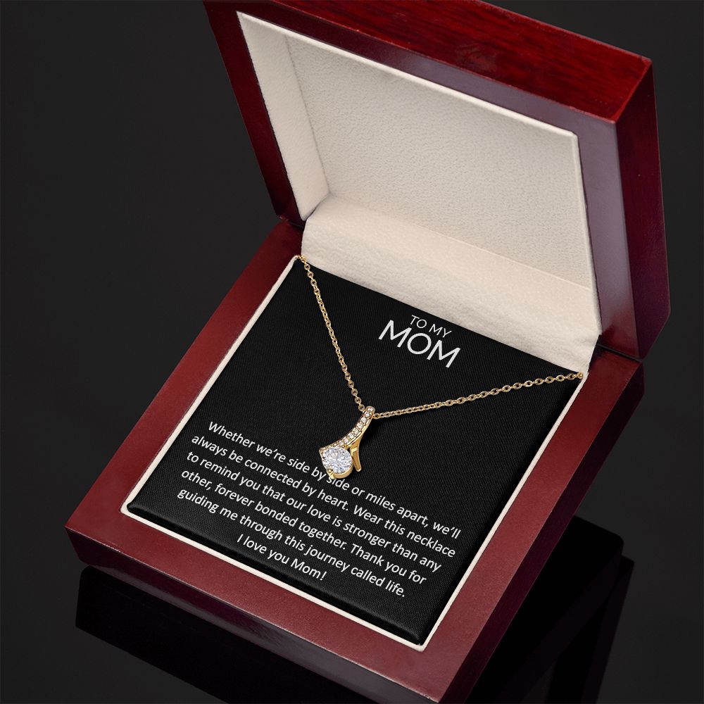 Meaningful To my mom necklace with thoughtful message - Meaningful Cards