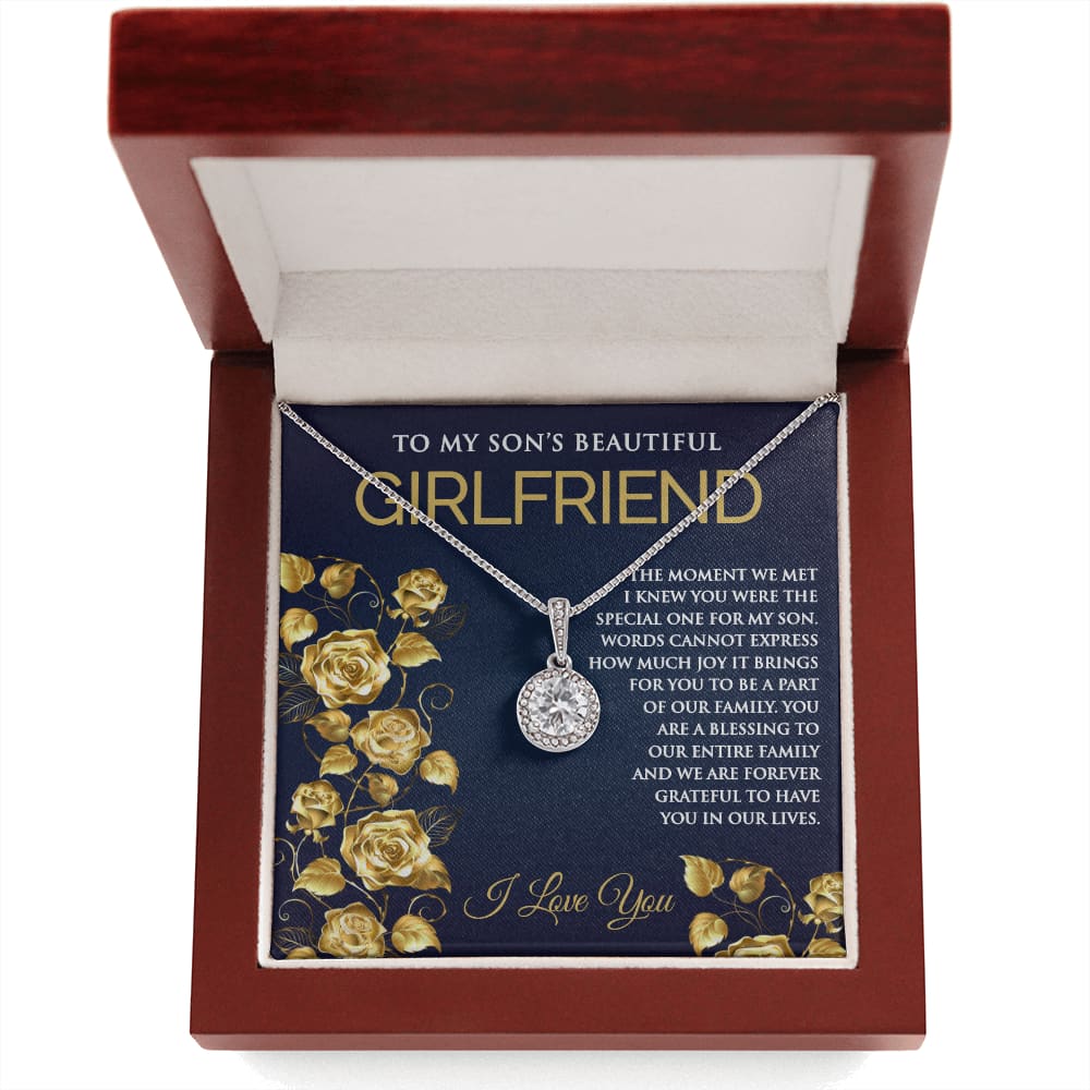 Eternal Hope Necklace for Sons Girlfriend - Meaningful Cards