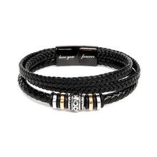 To my Husband Vegan Leather Bracelet for him