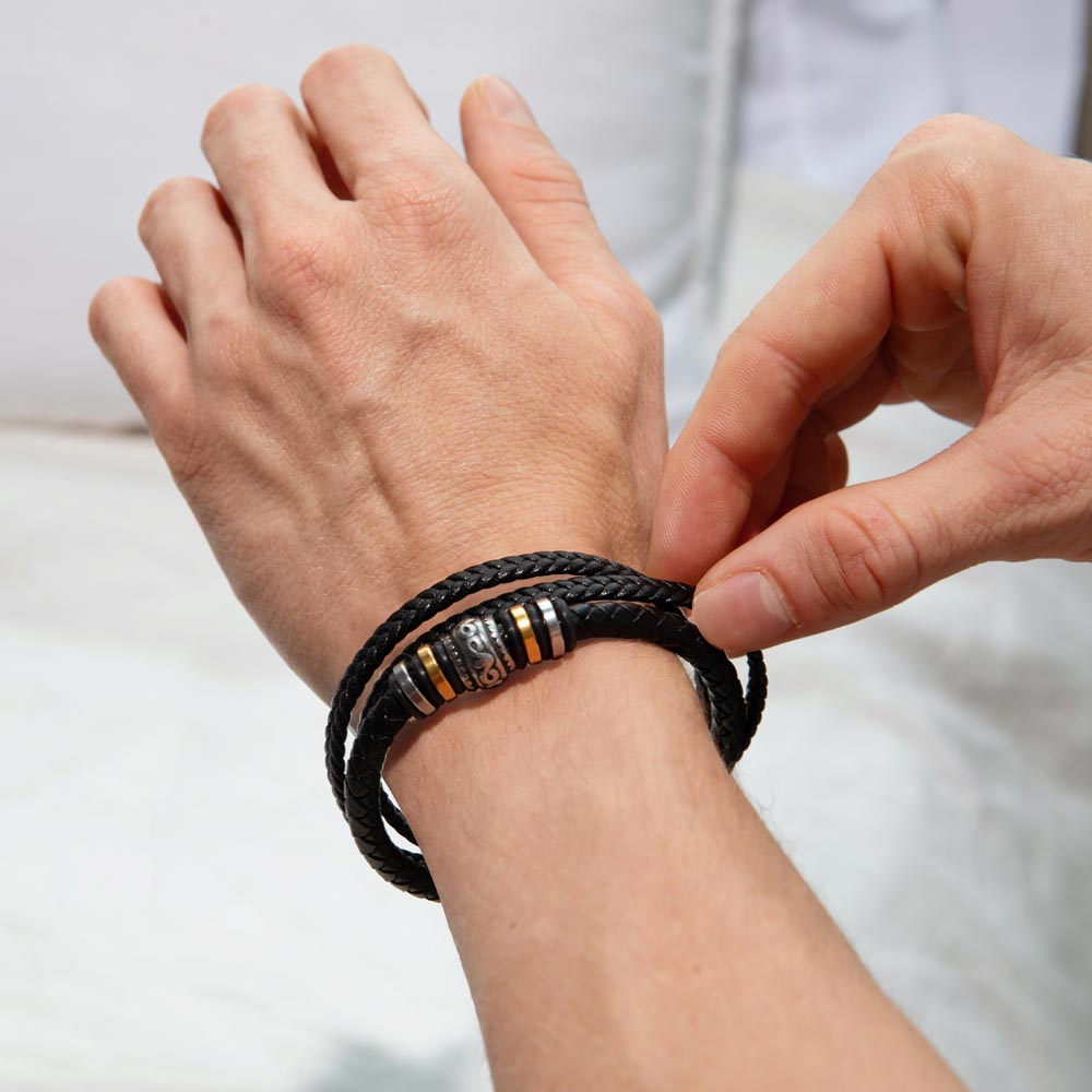 Promise bracelet for him, Unique romantic gift for boyfriend