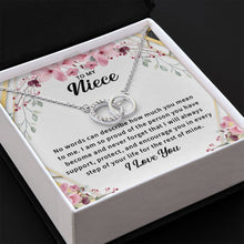 14k White Gold Necklace for Niece Dainty Jewelry - Meaningful Cards