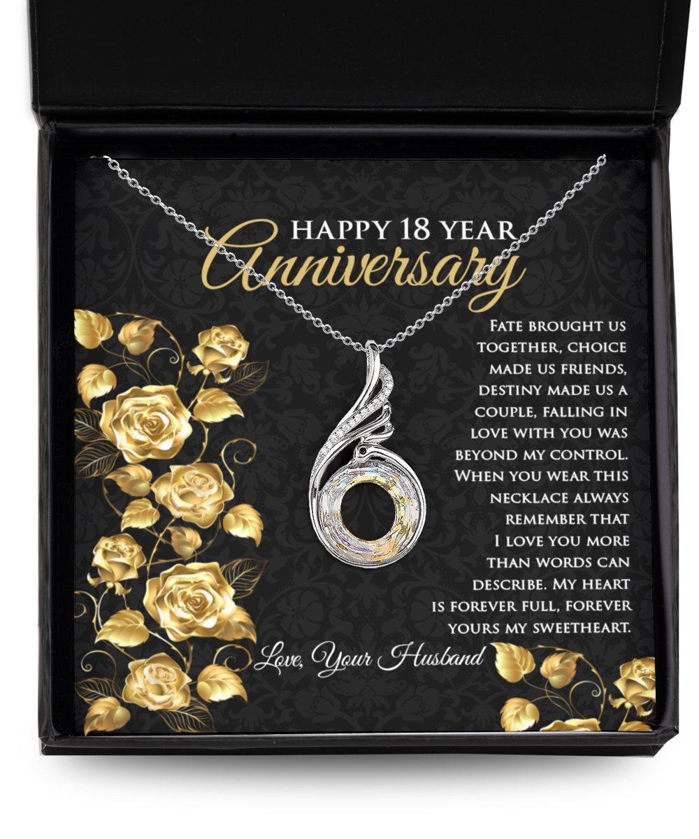 1 Year Anniversary Gift For Girlfriend, Anniversary Necklace For Girlf –  HeartQ