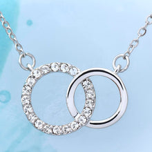 33rd Birthday Gift For Her, Dainty Circles Necklace Minimalist Jewelry - Meaningful Cards