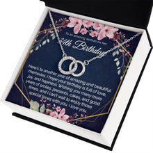 34th Birthday Gift For Her, Dainty Circles Necklace Minimalist Jewelry - Meaningful Cards
