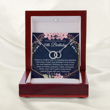 34th Birthday Gift For Her, Dainty Circles Necklace Minimalist Jewelry - Meaningful Cards