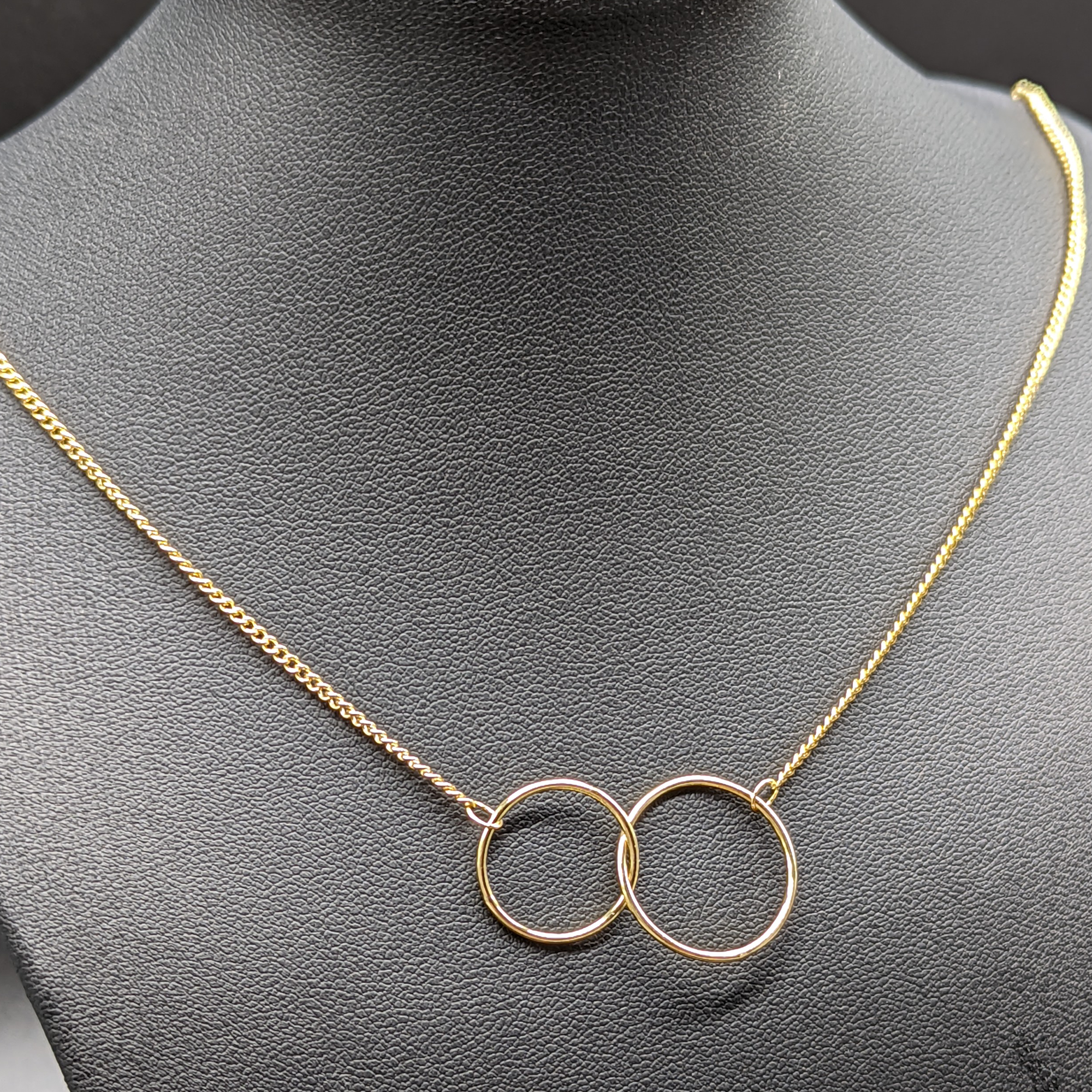 To My Daughter My Baby Girl Interlocking Circles Necklace