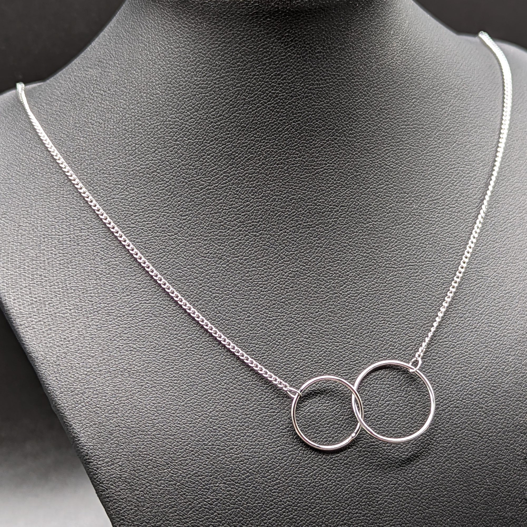 To My Daughter My Baby Girl Interlocking Circles Necklace