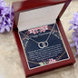 Anniversary Gift for Her White Gold Necklace for Women - Meaningful Cards