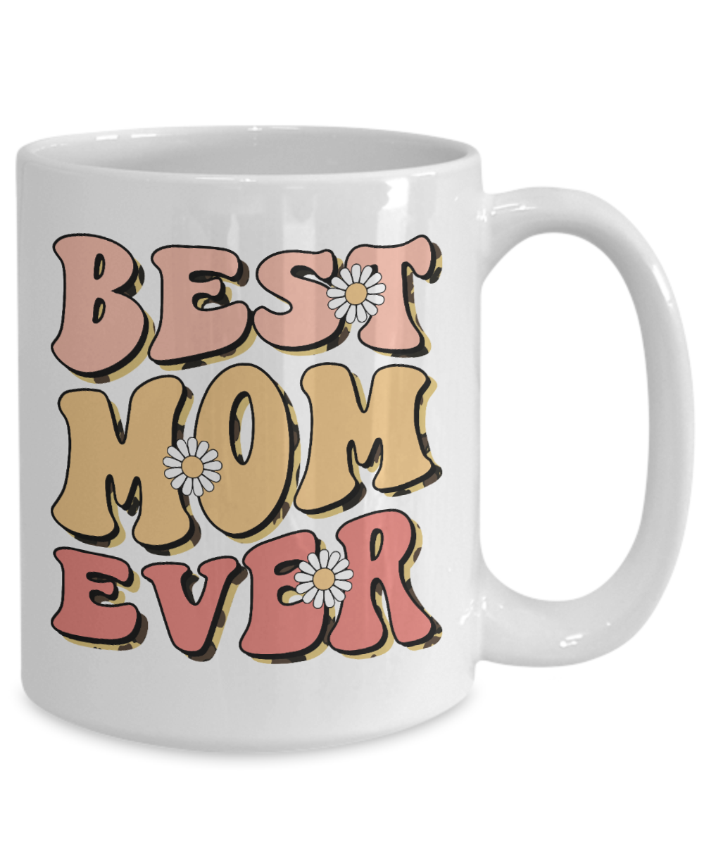 Best mom ever retro coffee mug