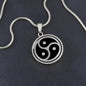 BDSM pendant necklace, Triskele jewelry, Triskelion bdsm engraving - Meaningful Cards