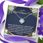 Love Knot Best Memaw Ever Birthday Necklace - Meaningful Cards