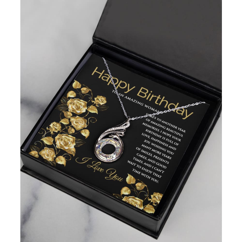 Birthday Necklace sterling silver necklace for her - Meaningful Cards