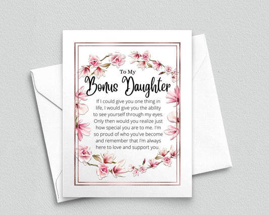 Bonus Daughter Birthday Card - Meaningful Cards