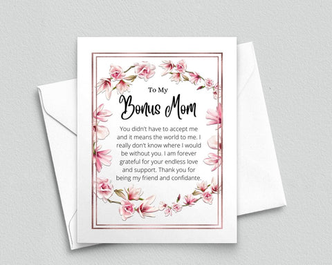 Bonus Mom Birthday Card - Meaningful Cards