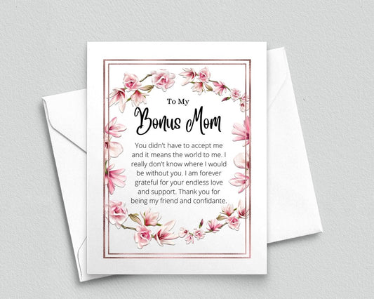 Bonus Mom Birthday Card - Meaningful Cards