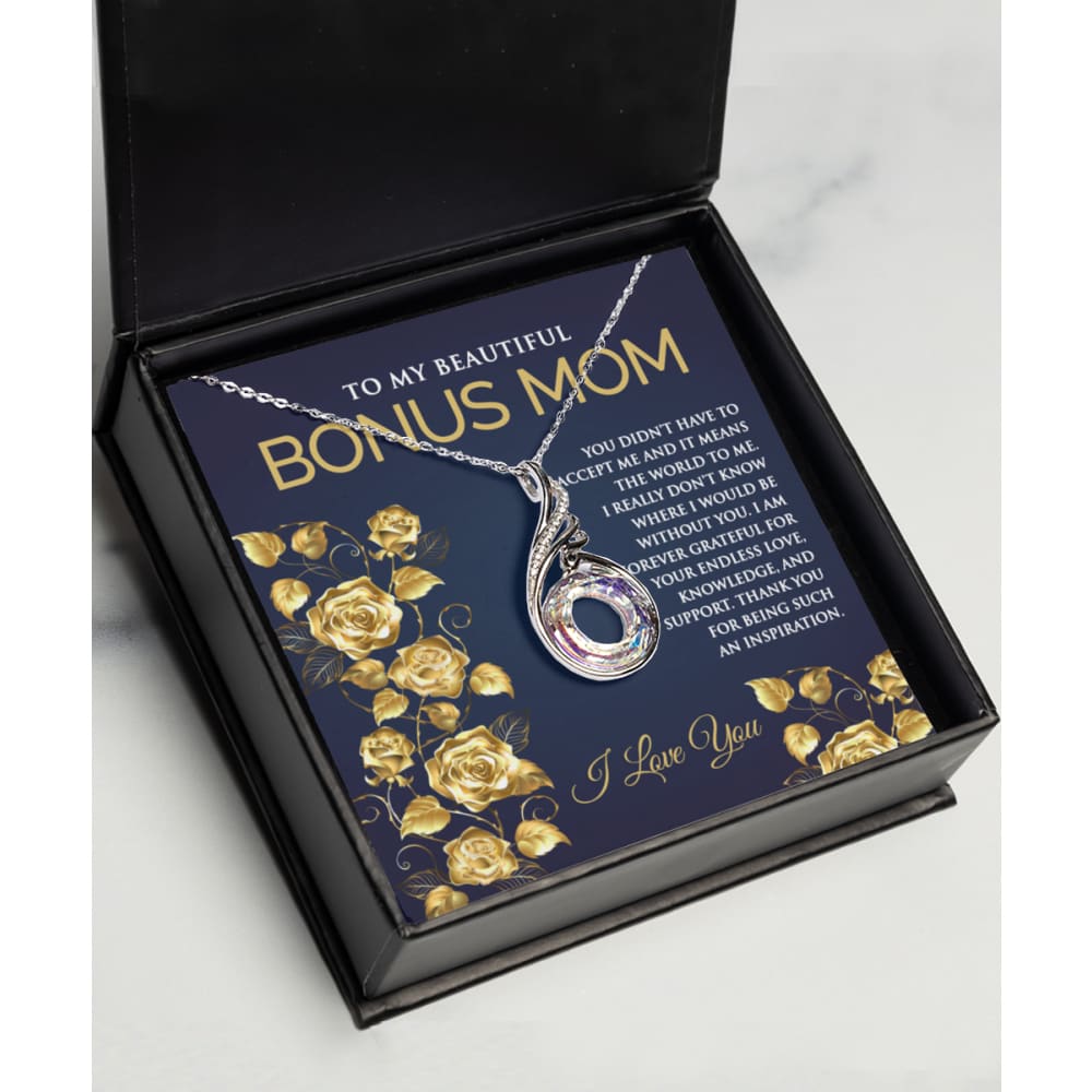 Rising Phoenix Silver Necklace Bonus Mom Gift - Meaningful Cards