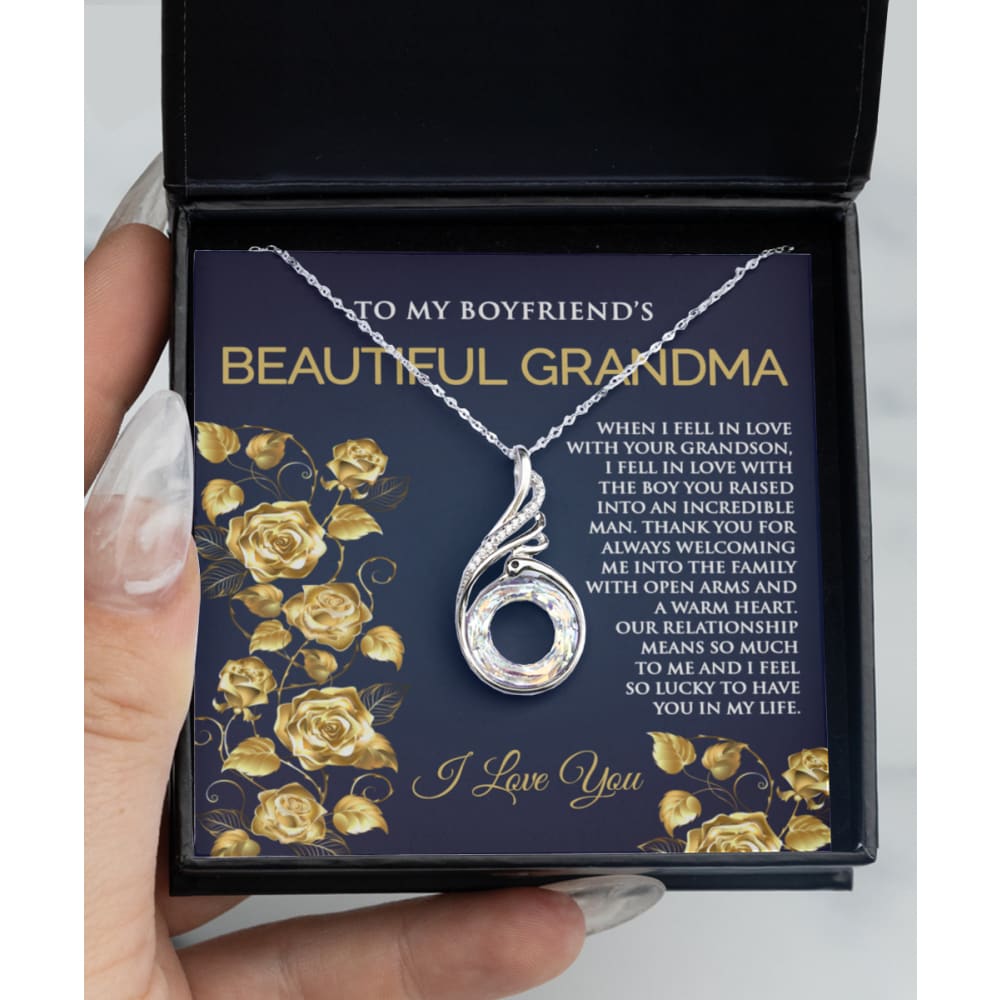 Rising Phoenix Silver Necklace Boyfrienda Grandma Gift - Meaningful Cards