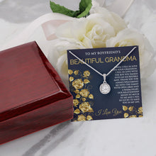 Eternal Hope Necklace for Boyfriends Grandma - Meaningful Cards