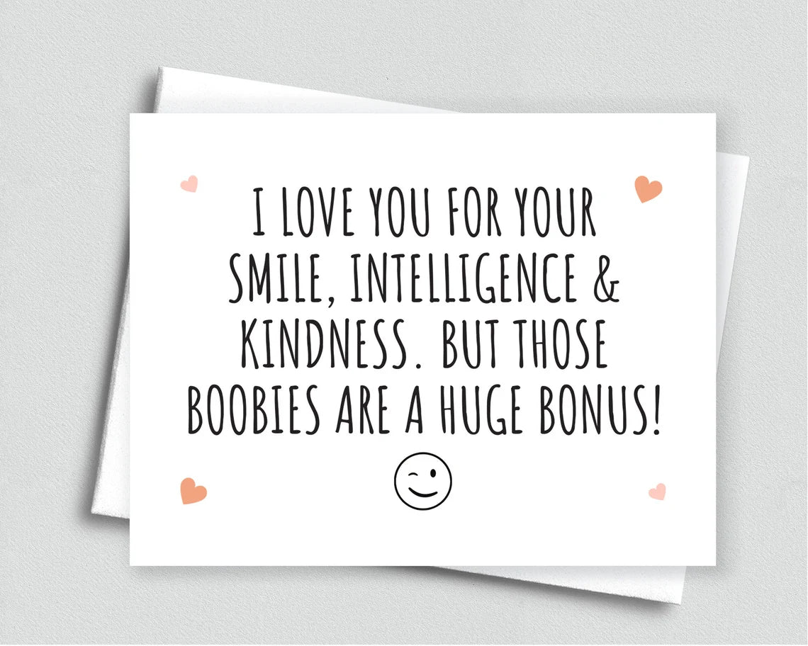 But those boobies - Meaningful Cards