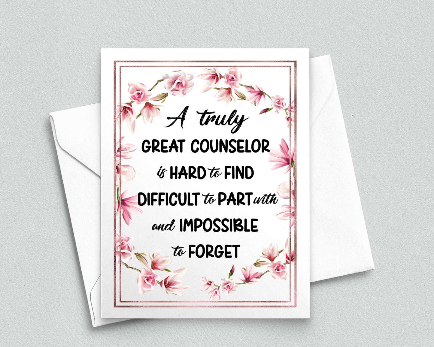 Counselor Thank You Card
