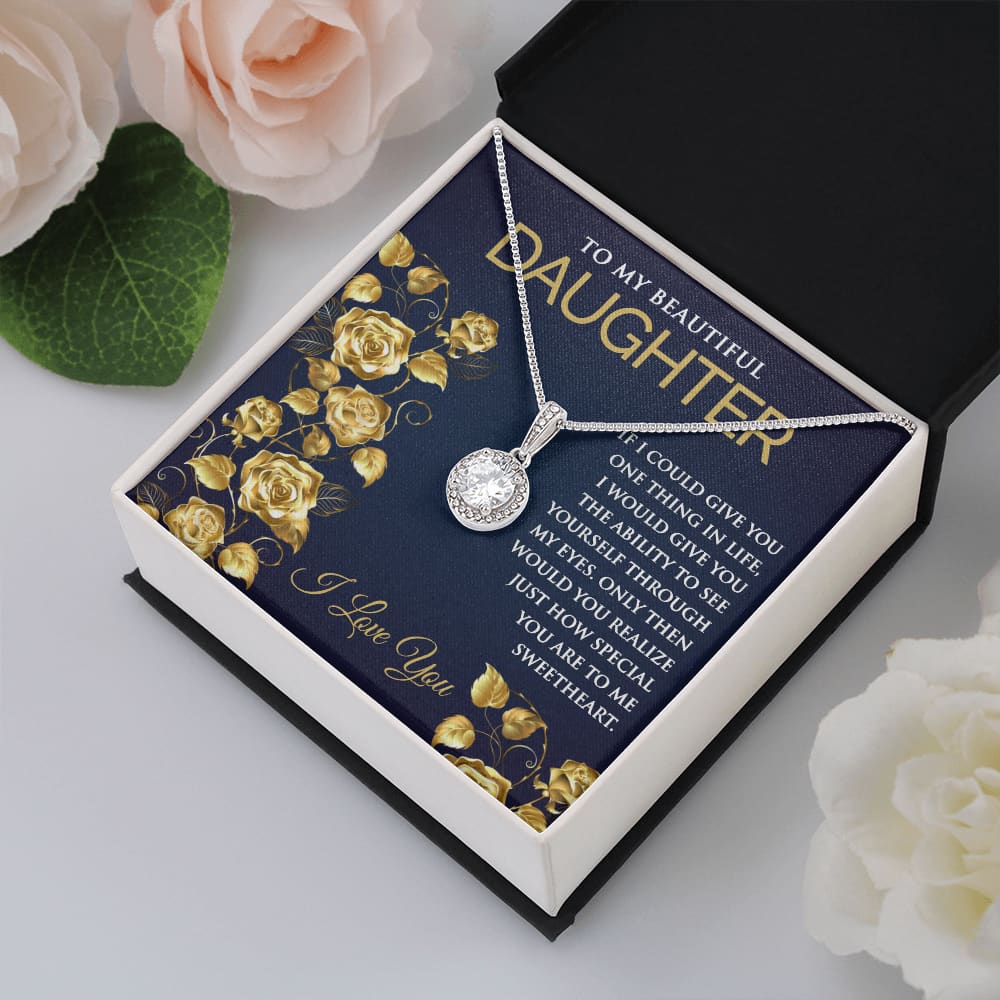 Eternal Hope Necklace Meaningful Message for Daughter - Meaningful Cards