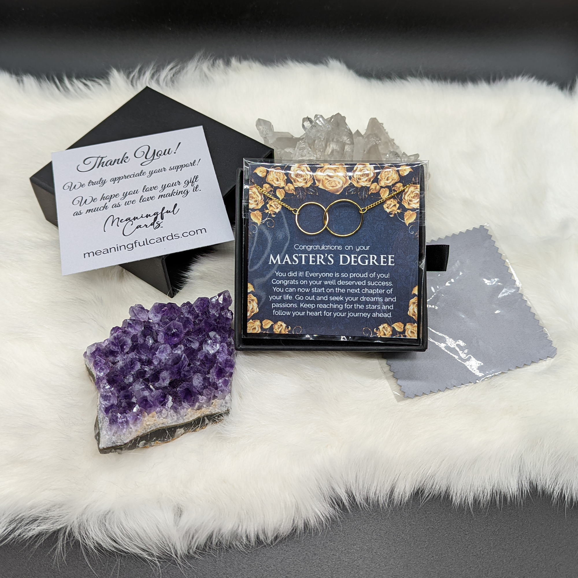 To My Daughter My Baby Girl Interlocking Circles Necklace