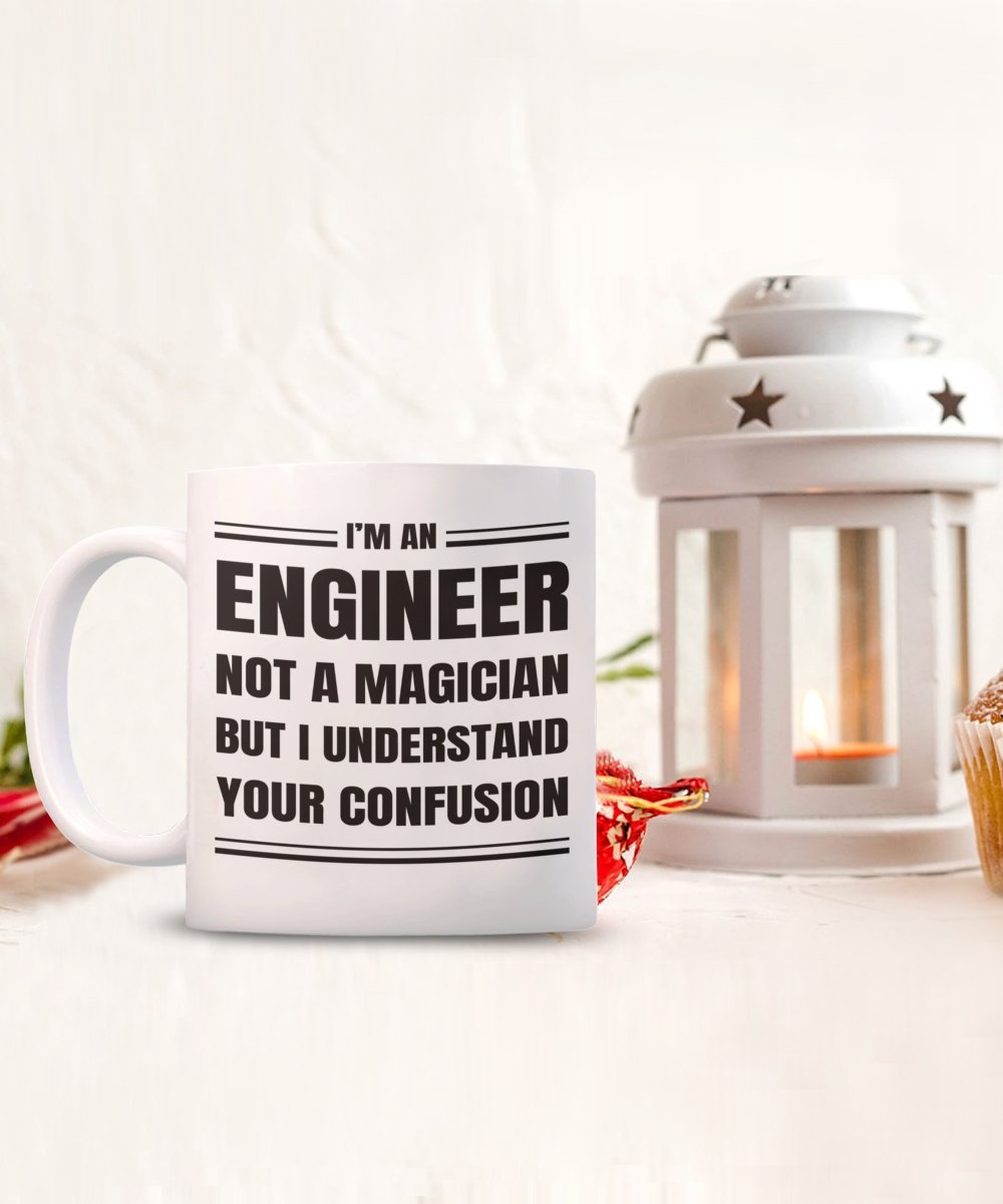 Engineer Coffee Mug Gift, Funny & Sarcastic Gift for Engineer - Meaningful Cards