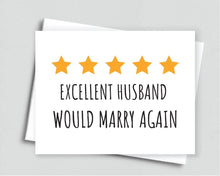 Excellent husband, would marry again - Meaningful Cards