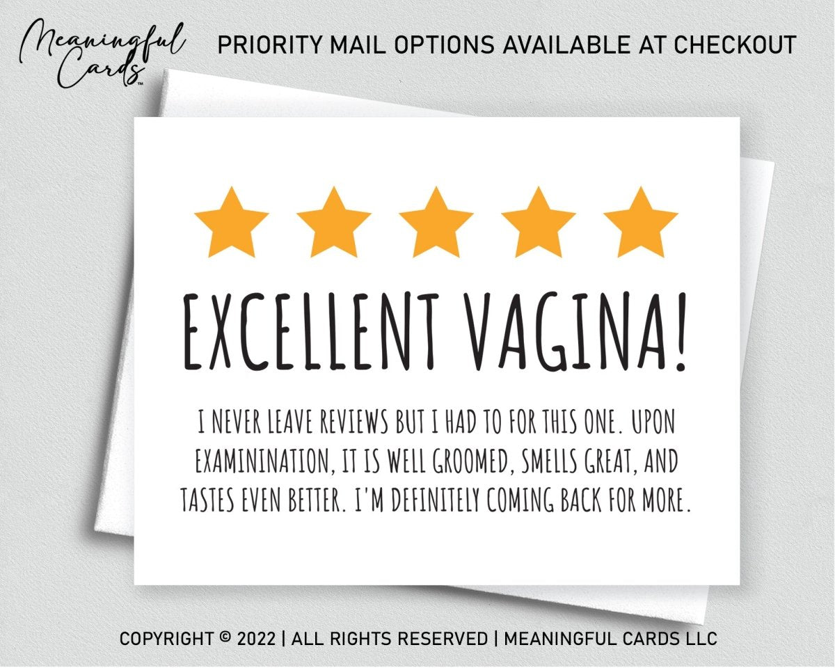 Excellent Vagina - Meaningful Cards