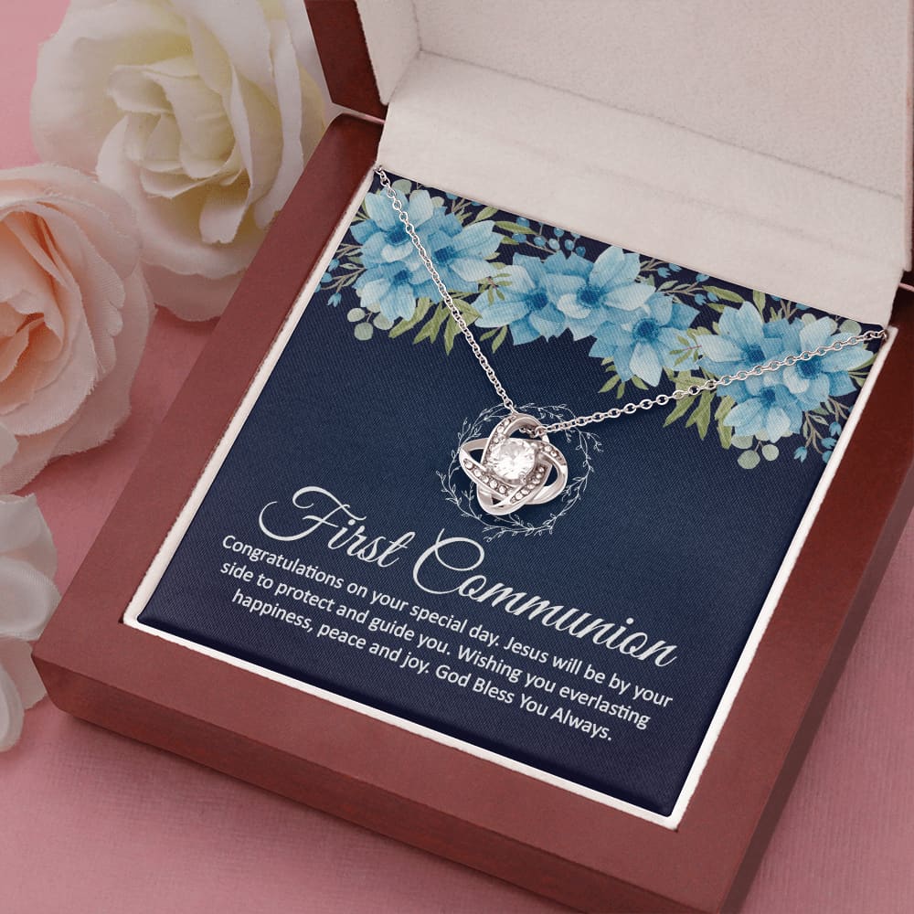 First Communion Necklace Gift 1st Communion - Meaningful Cards