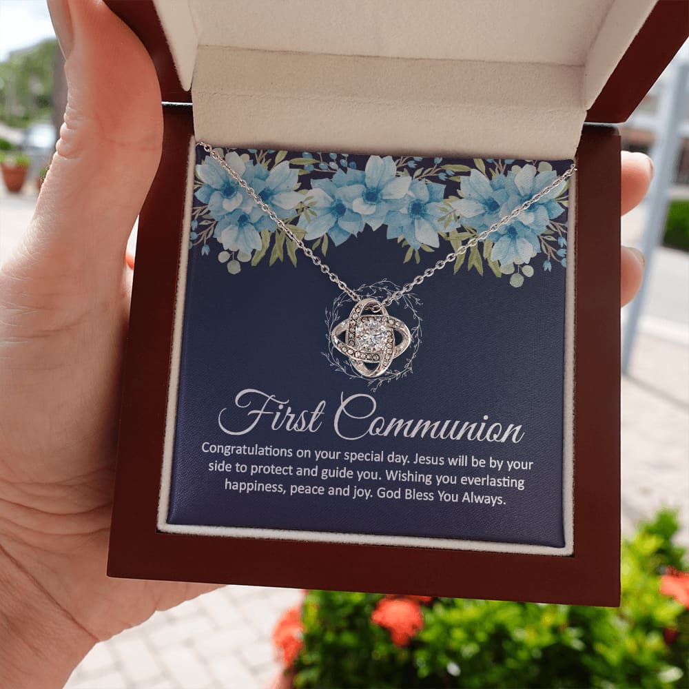 First Communion Necklace Gift 1st Communion - Meaningful Cards