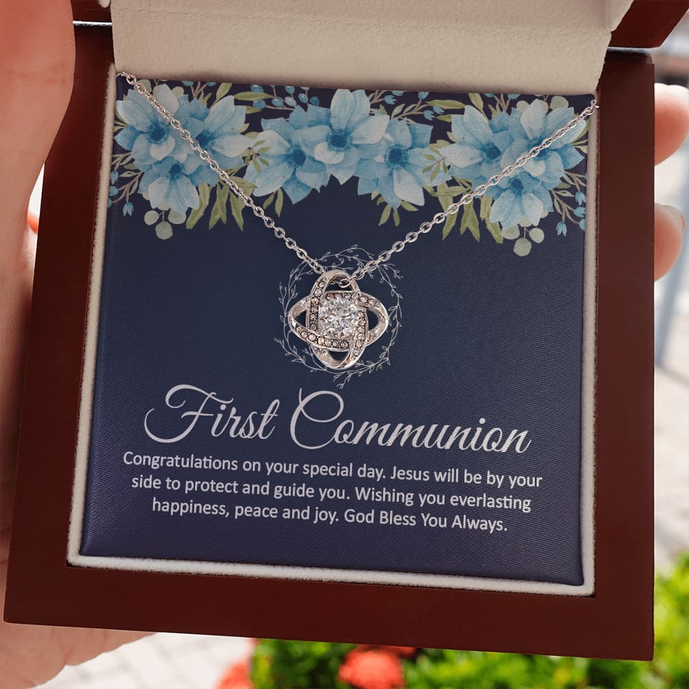 First Communion Necklace Gift 1st Communion - Meaningful Cards