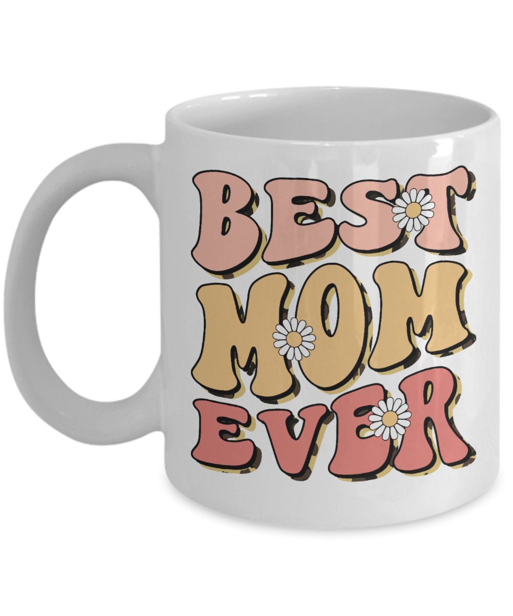 Best mom ever retro coffee mug