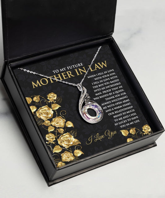 Future Mother In Law Necklace, Future Mother In Law Gift, Mother Of The Groom Gift - Meaningful Cards