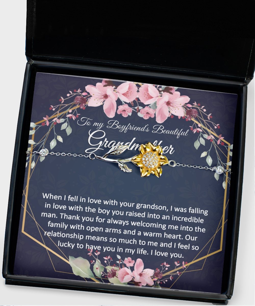Gift for Boyfriend Grandma - Dainty Minimalist Bracelet Anklet - Meaningful Cards