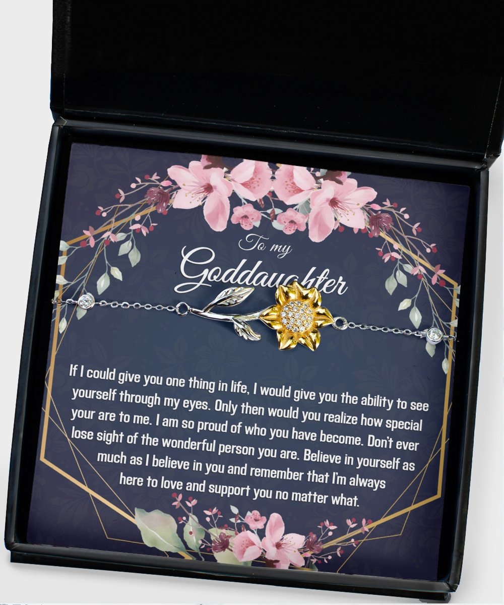 Gift for Goddaughter - Dainty Minimalist Bracelet Anklet - Meaningful Cards