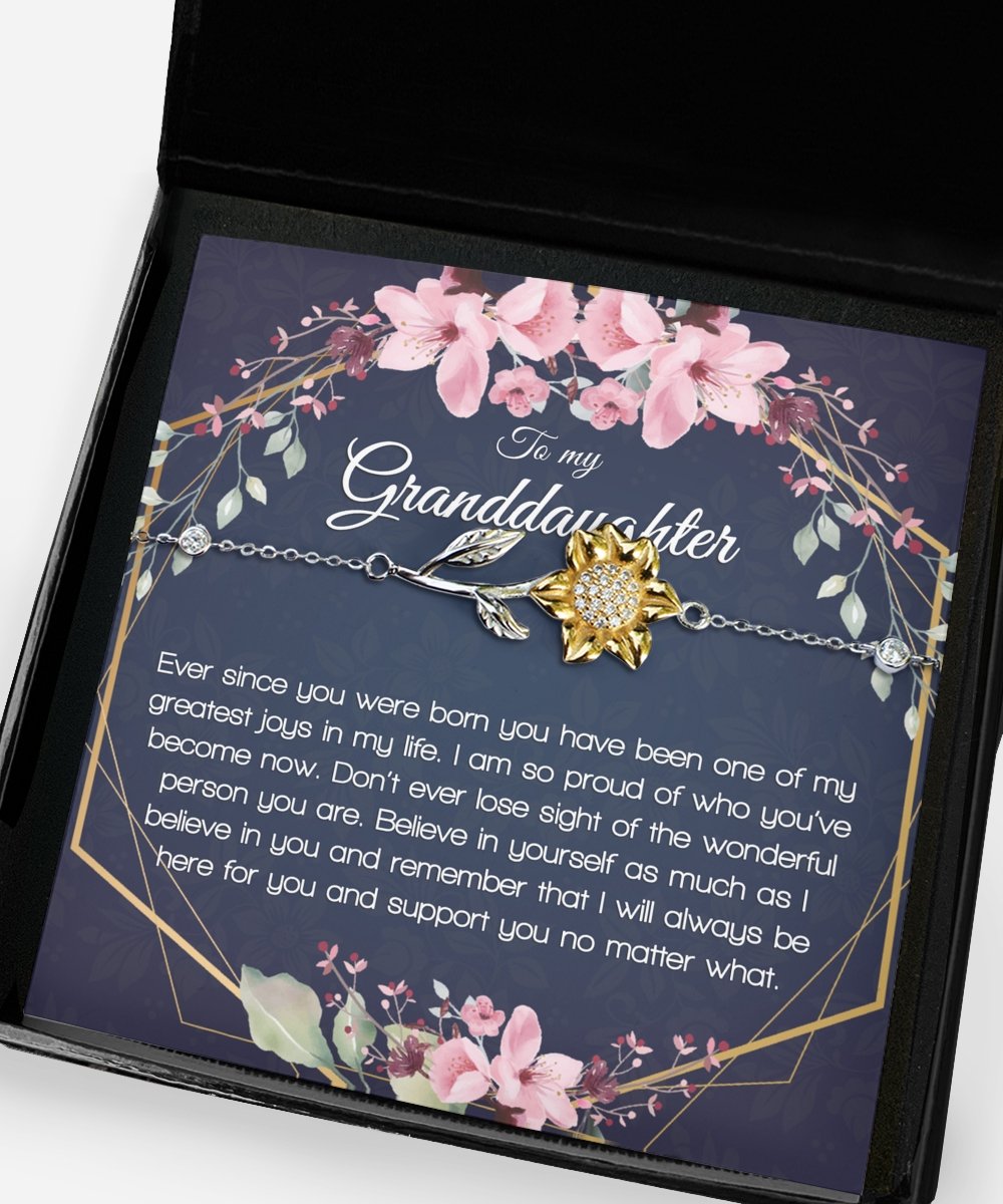 Gift for Granddaughter - Dainty Minimalist Bracelet Anklet - Meaningful Cards