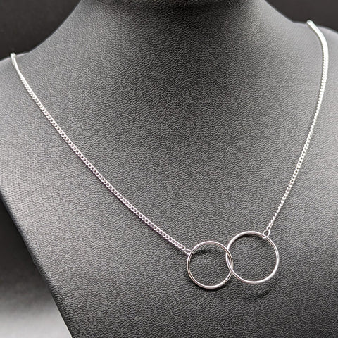 Gift for Stepdaughter - Interlocking Circles Necklace - Meaningful Cards