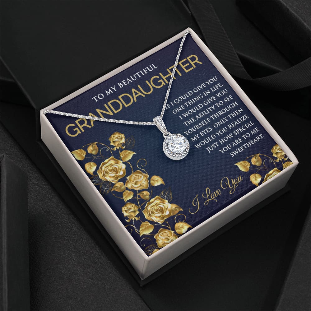 Eternal Hope Necklace Meaningful Message for Granddaughter - Meaningful Cards