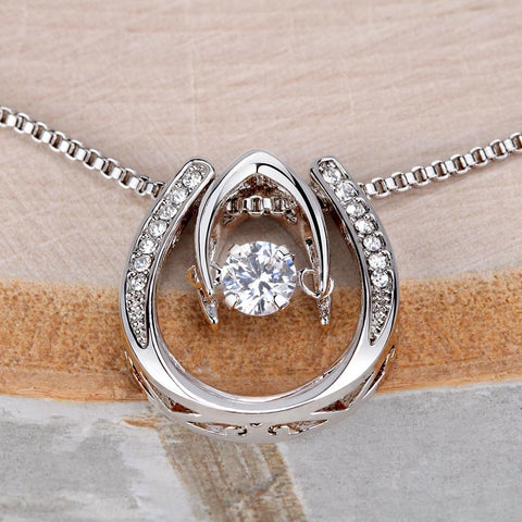 Sentimental to my girlfriend necklace with romantic message card