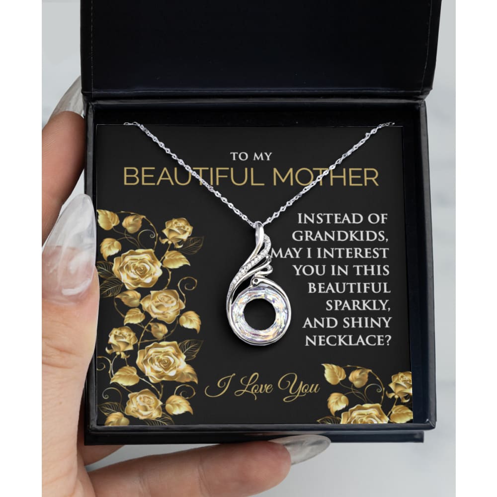 Instead of Grandkids Necklace Funny Gift for Mom - Meaningful Cards