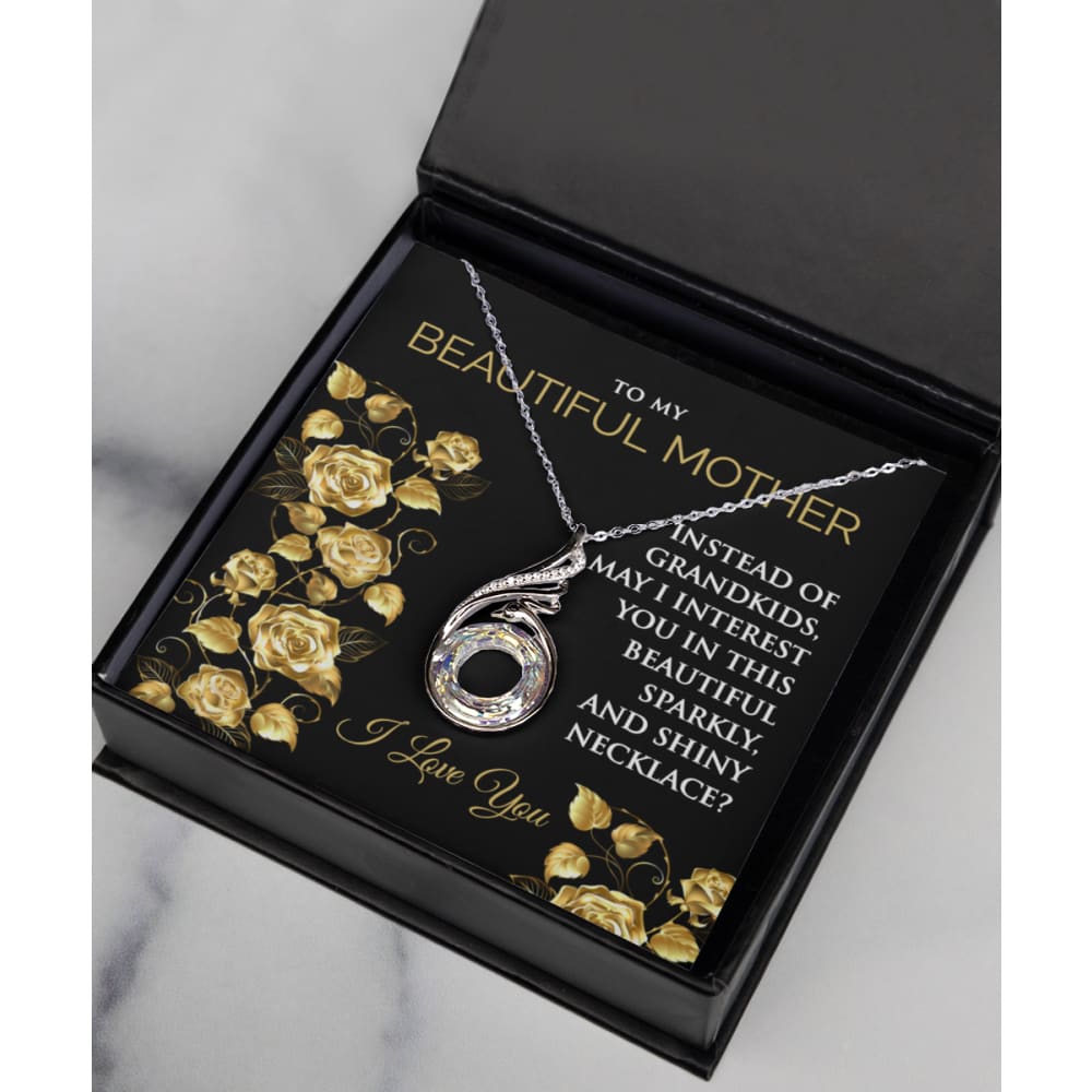 Instead of Grandkids Necklace Funny Gift for Mom - Meaningful Cards