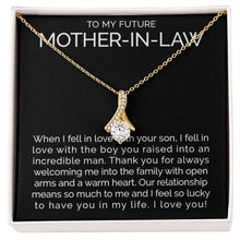 Meaningful To my future mother in law necklace with thoughtful message - Meaningful Cards