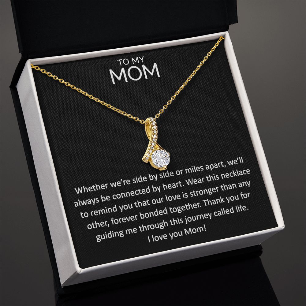 Meaningful To my mom necklace with thoughtful message - Meaningful Cards