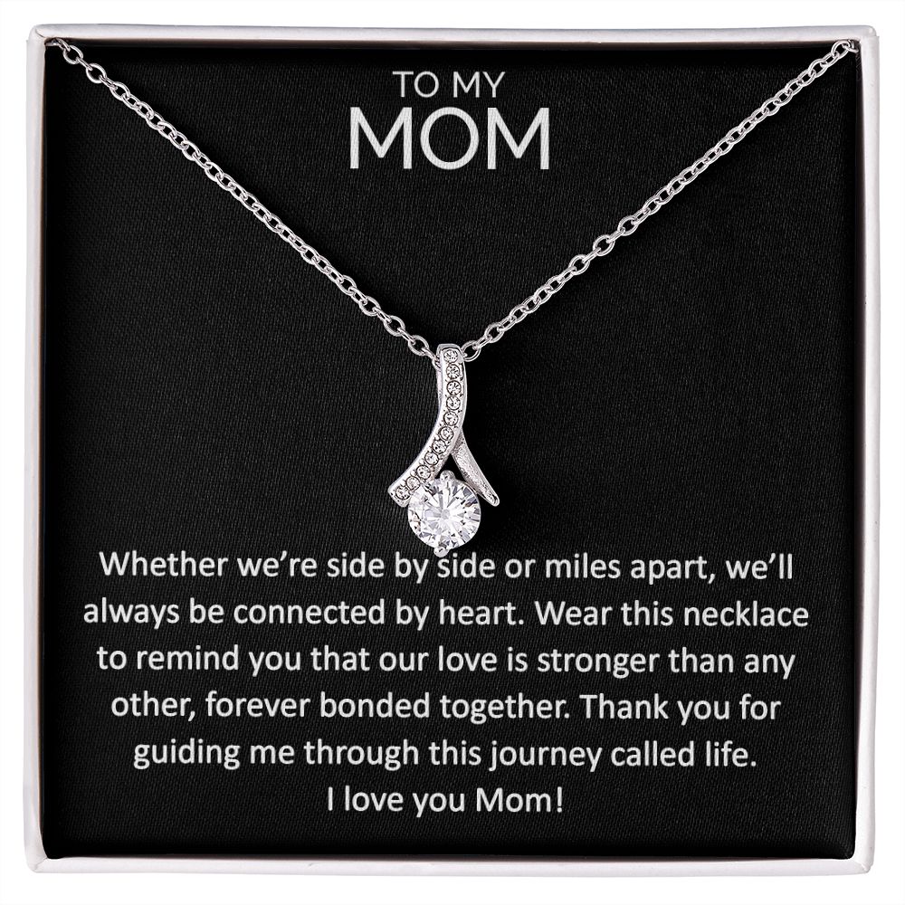 Meaningful To my mom necklace with thoughtful message - Meaningful Cards
