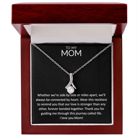 Meaningful To my mom necklace with thoughtful message - Meaningful Cards