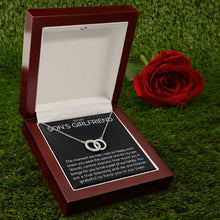 Meaningful To my sons girlfriend connected hoops necklace - Meaningful Cards