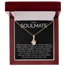 Meaningful To my soulmate necklace with thoughtful message - Meaningful Cards