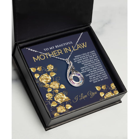 Rising Phoenix Silver Necklace Mother in Law Gift - Meaningful Cards